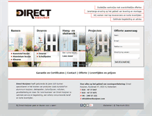 Tablet Screenshot of directkozijnen.com